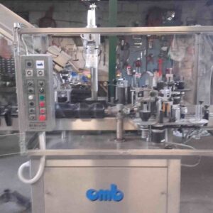 adhesive labeller OMB 2 stations and capper 